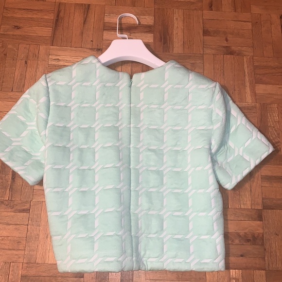 T by Wang crop top with zipper back - Picture 5 of 6